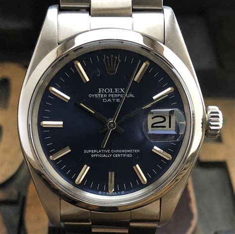 blue day date rolex 1981|Rolex watches 1980s.